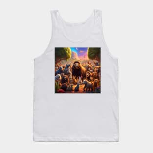 Animal Christmas Tank Top